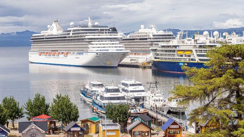 La temporada de cruceros 2021-2022 en el puerto de Ushuaia, cerró con más de 200 recaladas