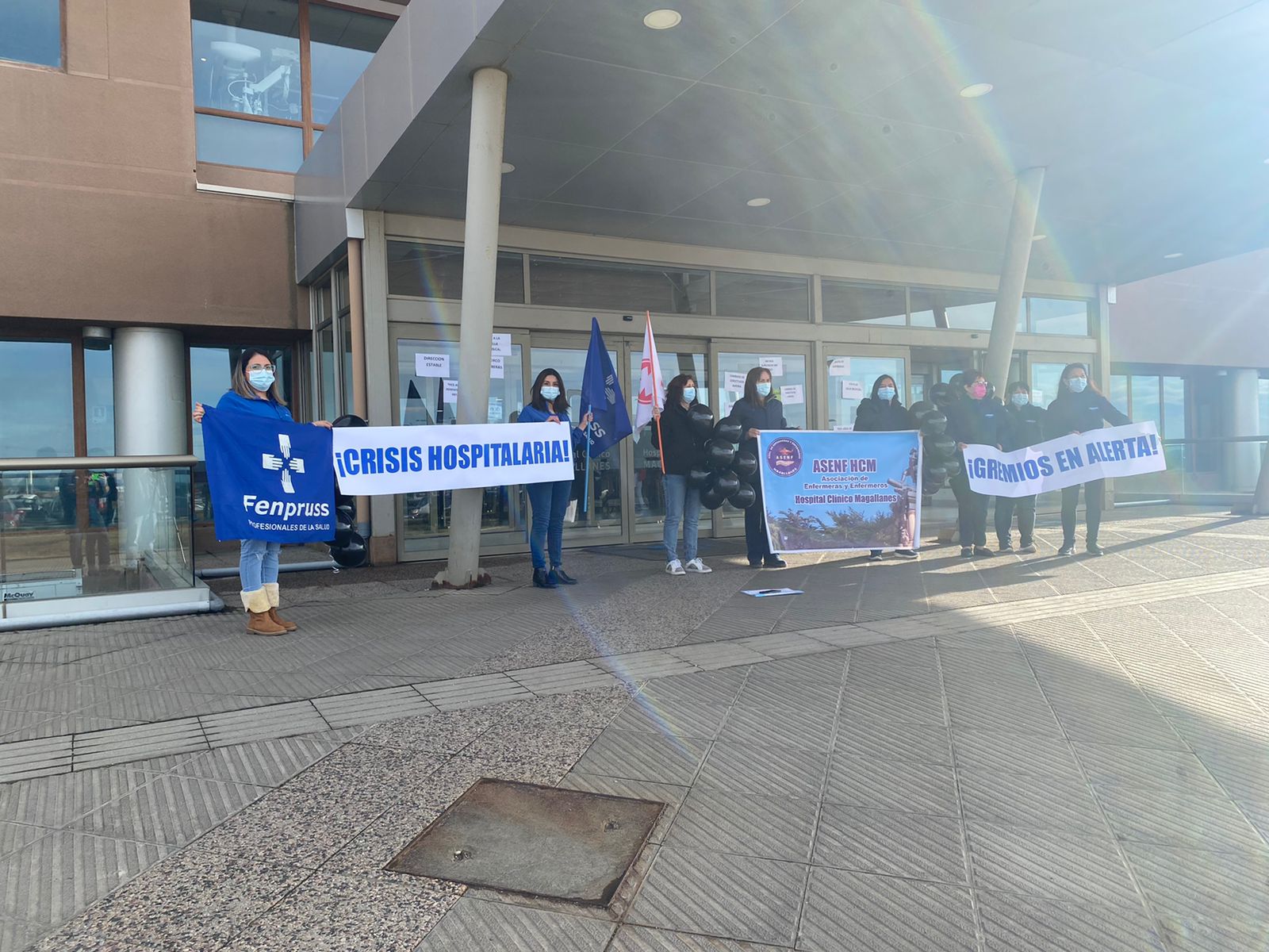 Gremios de trabajadores del Hospital Clínico Magallanes de Punta Arenas se declaran en estado de alerta