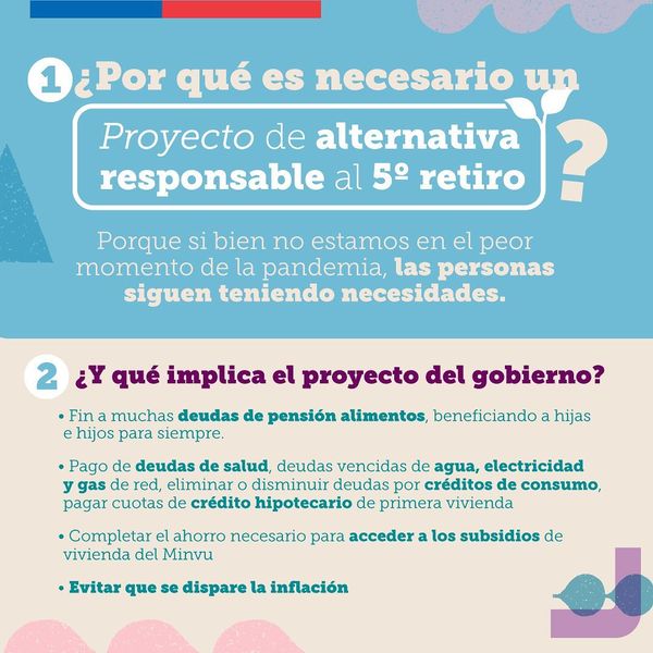 Gobierno promueve proyecto de retiro acotado de fondos de las AFP