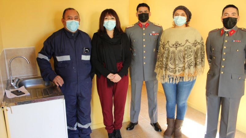 Delegada Provincial de Ultima Esperanza Romina Alvarez visitó obras de mejoramiento en Condominio Viviendas Tuteladas de Puerto Natales