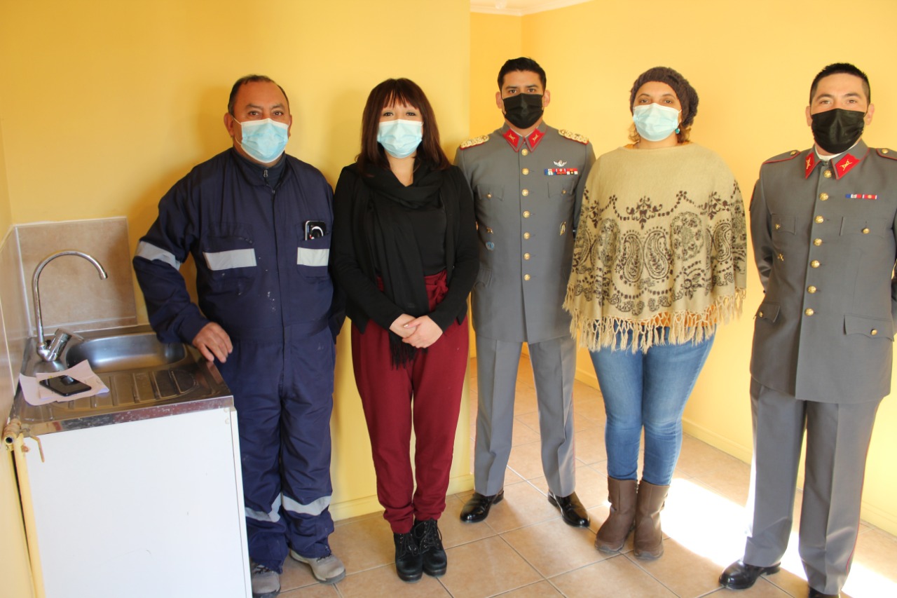 Delegada Provincial de Ultima Esperanza Romina Alvarez visitó obras de mejoramiento en Condominio Viviendas Tuteladas de Puerto Natales