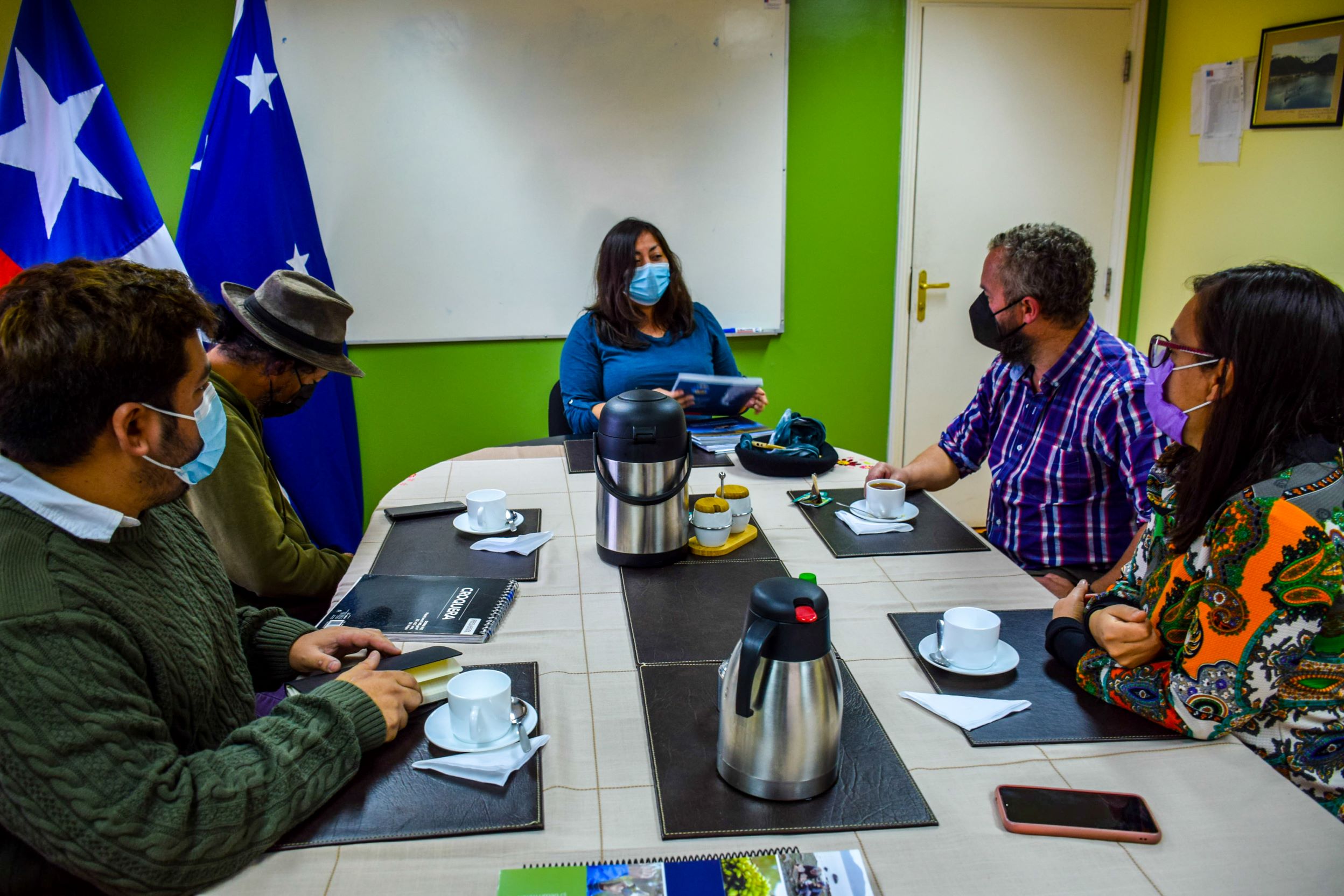 Delegada Presidencial María Luisa Muñoz analiza iniciativas de conservación en la Provincia Antártica Chilena