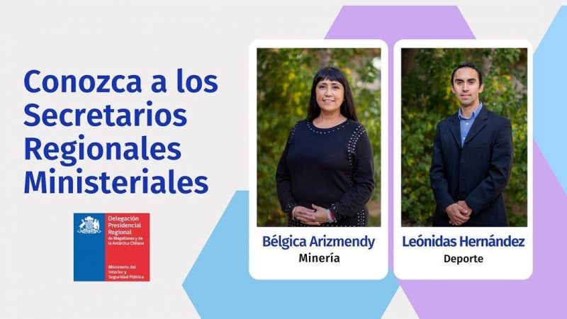 Fueron presentados los nuevos SEREMIS de Deportes y Minería en Magallanes