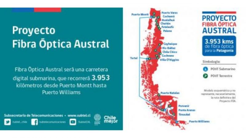 Habitantes de Puerto Williams acceden a conectividad móvil de alta velocidad gracias a la Fibra Óptica Austral