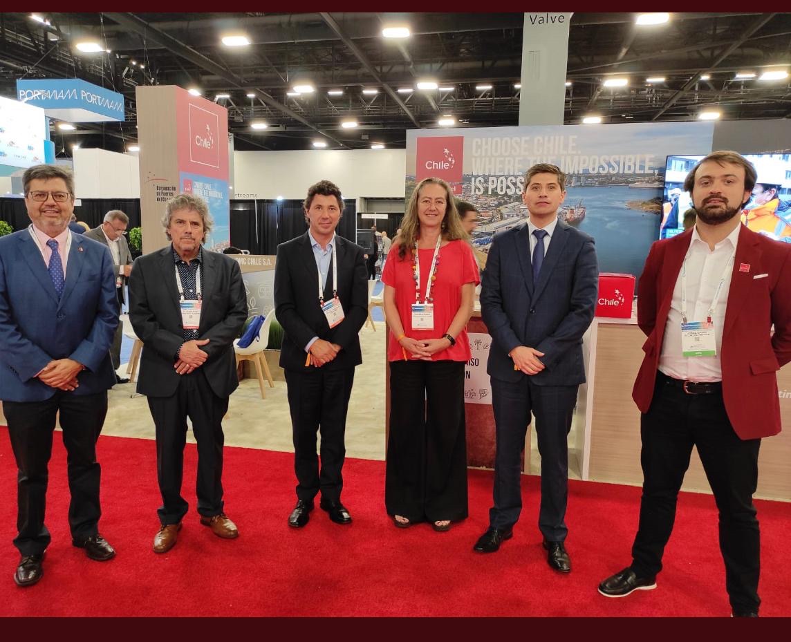 Empresa Portuaria Austral participa en importante feria internacional de cruceros en Miami