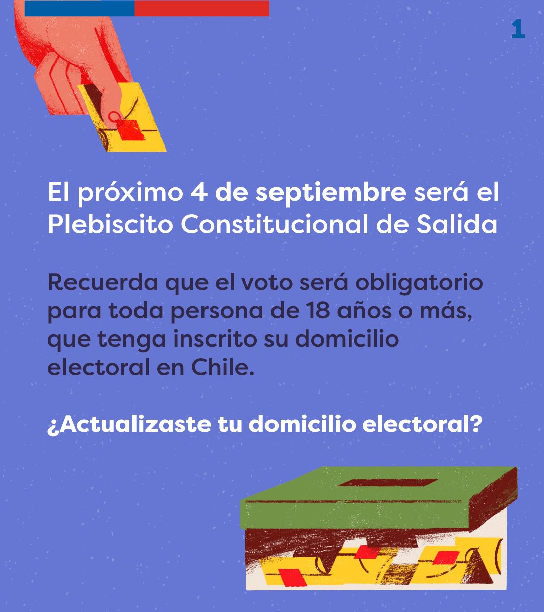 El próximo 4 de septiembre se vota el plebiscito de salida del proceso constituyente para una nueva Constitución en Chile