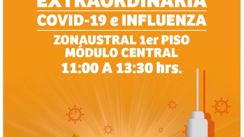 Jornada extraordinaria de vacunación este sábado 23 de abril en Zona Franca de Punta Arenas