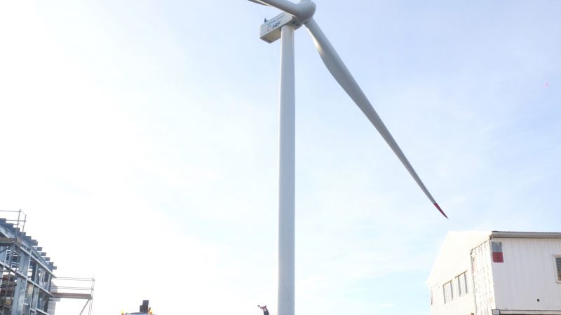 Ministro de Economía, Nicolás Grau y ejecutivos de Siemens Energy visitaron obras de la primera planta de eCombustibles a base de hidrógeno verde en Magallanes