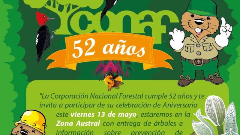 Este viernes 13, CONAF celebra sus 52 años con entrega de árboles | Evento en Zona Franca de Punta Arenas