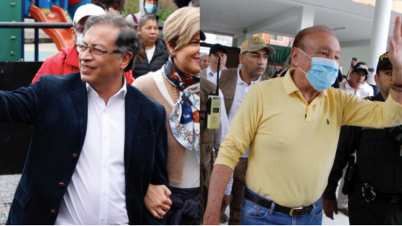 Gustavo Petro y Rodolfo Hernández son los dos candidatos presidenciales en Colombia que pasarán a segunda vuelta el 19 de junio