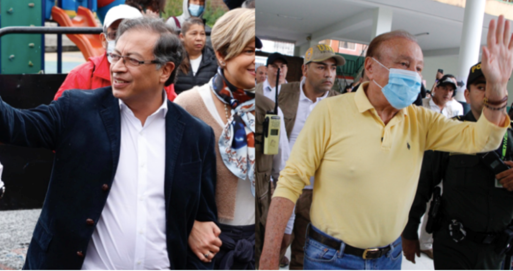 Gustavo Petro y Rodolfo Hernández son los dos candidatos presidenciales en Colombia que pasarán a segunda vuelta el 19 de junio
