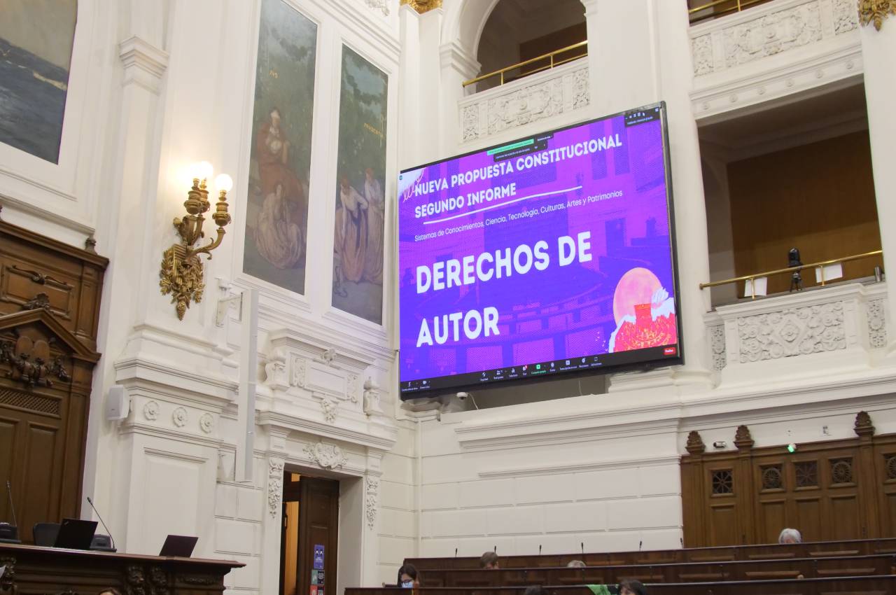 Pleno de la Convención aprobó nuevas normas al borrador constitucional, referidas a derechos de autor y seguridad informática