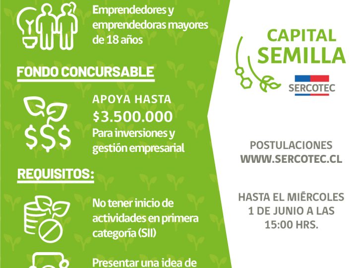 SERCOTEC lanza Capital Semilla por 4 millones para emprendedoras y emprendedores de Magallanes