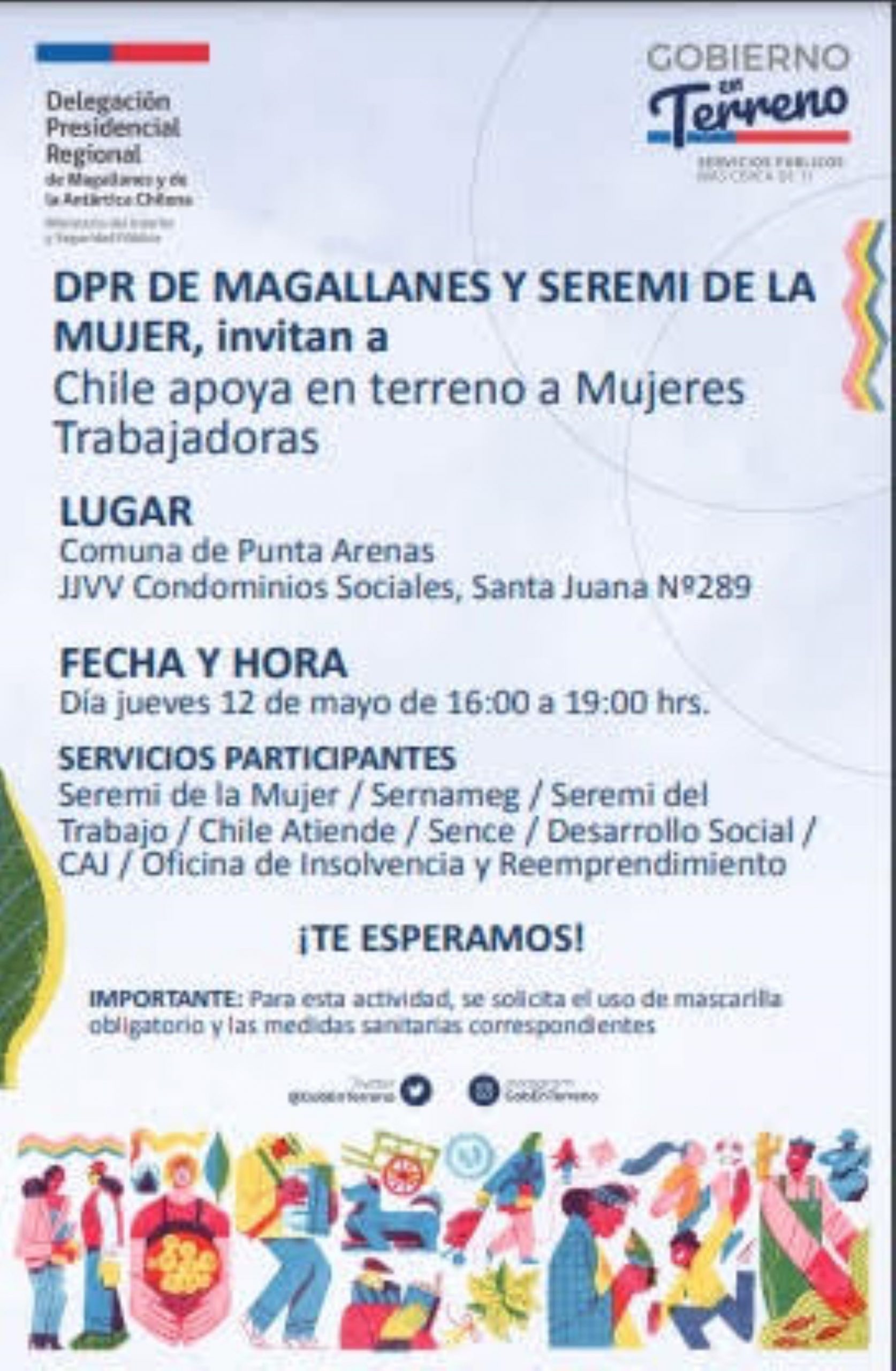 Jornada de Gobierno en Terreno organiza la Delegación Presidencial en Punta Arenas | Actividad con énfasis en las mujeres trabajadoras