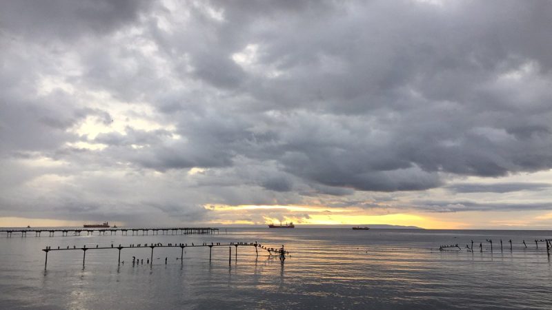 Cielos nublados y chubascos se pronostican este jueves 12 de mayo en Magallanes