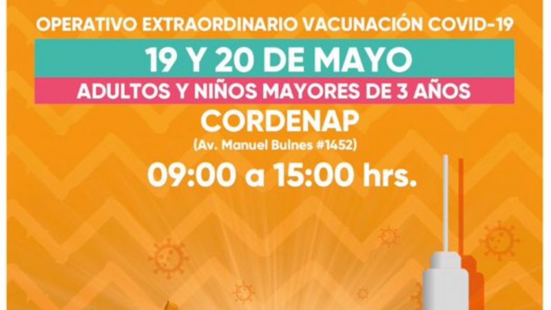 Operativo extraordinario de vacunación contra el covid19 se efectúa hoy y el viernes en Punta Arenas
