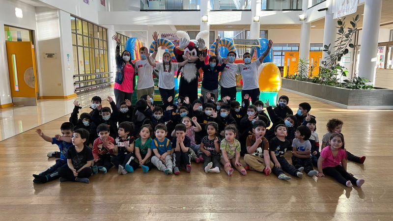 150 niñas y niños de la educación preescolar de Punta Arenas participaron en jornada Jugar y Aprender del IND Magallanes