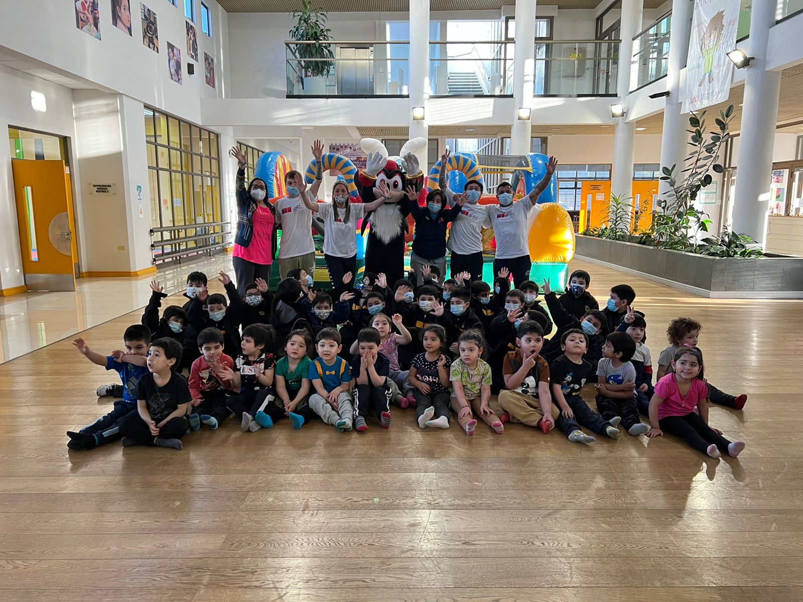 150 niñas y niños de la educación preescolar de Punta Arenas participaron en jornada Jugar y Aprender del IND Magallanes