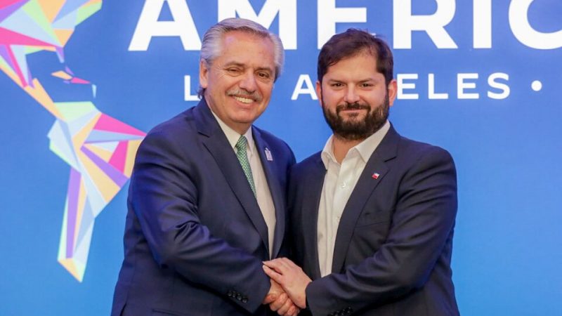 Presidentes Gabriel Boric y Alberto Fernández anunciaron el aumento de las exportaciones de gas a Chile