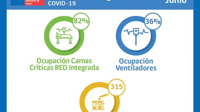 Situación de la red integrada de Salud Covid19 en Magallanes | Lunes 13 de junio