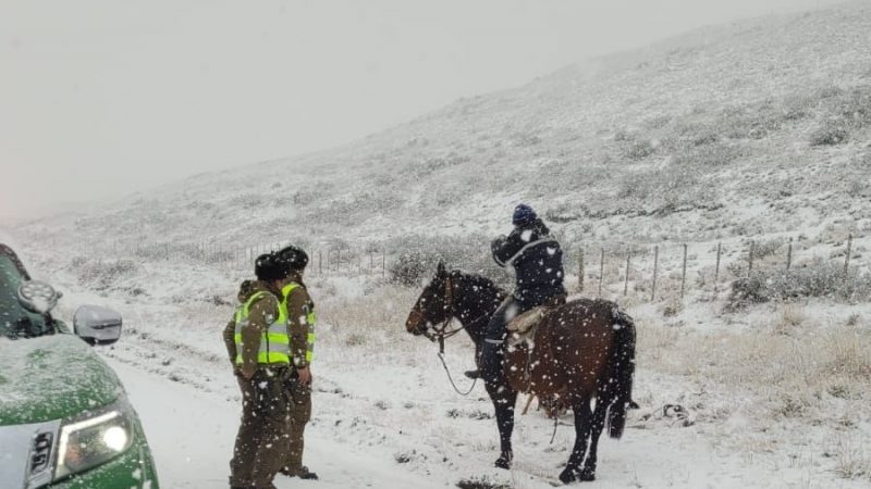 Patrullajes de soberanía efectúa Carabineros en Tierra del Fuego