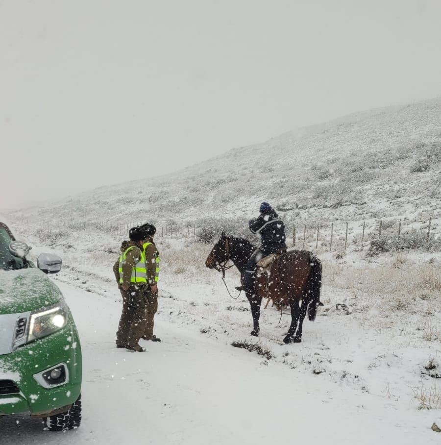 Patrullajes de soberanía efectúa Carabineros en Tierra del Fuego