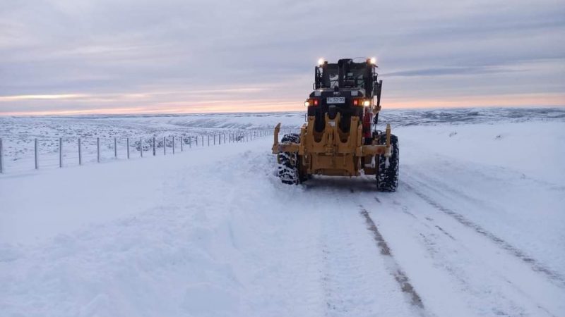 MOP Informa estado de rutas en la Provincia de Tierra del Fuego
