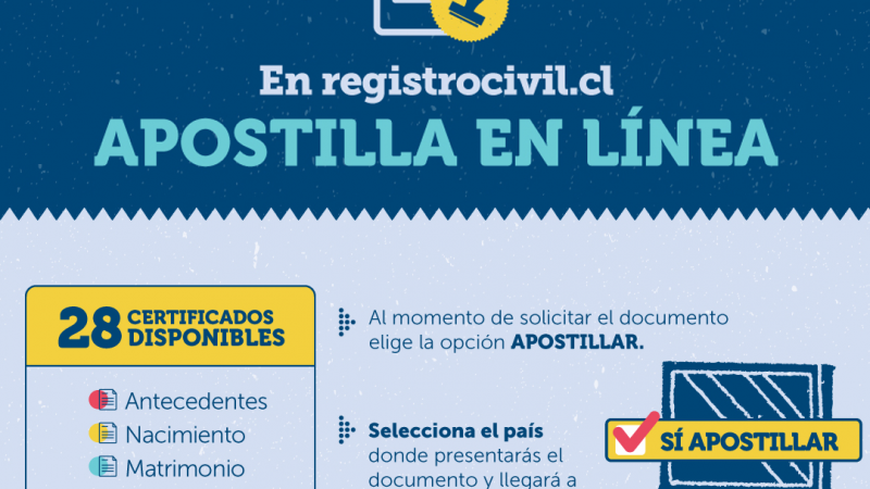 Seremi de Justicia y Registro Civil destacan ventajas de nuevo apostillamiento online 