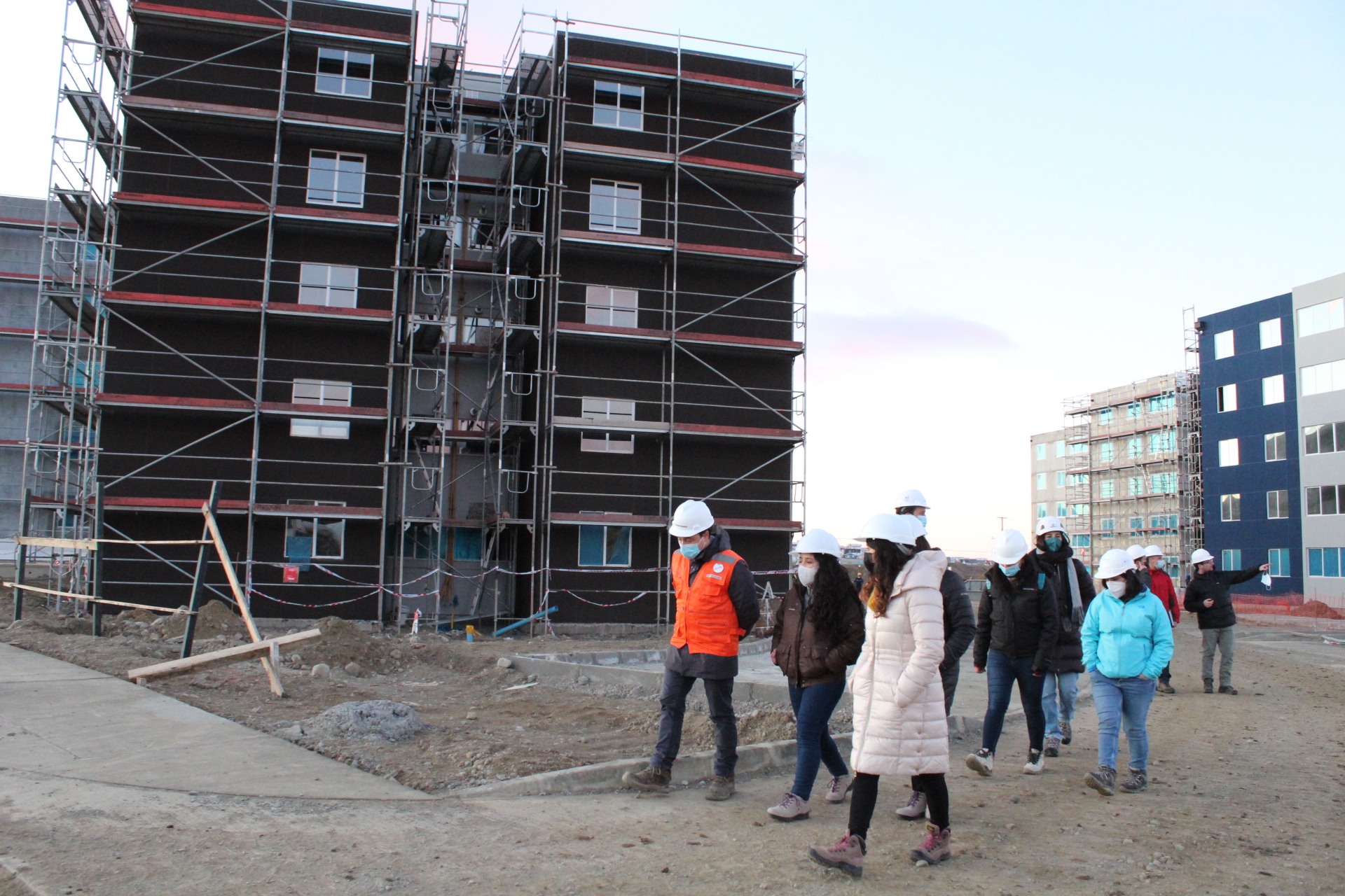 Representantes de iniciativas ganadoras visitan obras de construcción en Magallanes para implementar piloto de salud mental