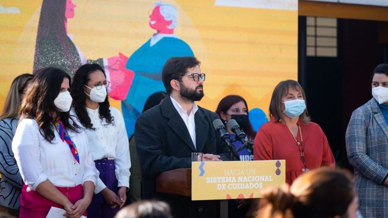 Presidente Boric lanza proceso de reconocimiento del trabajo de las mujeres cuidadoras