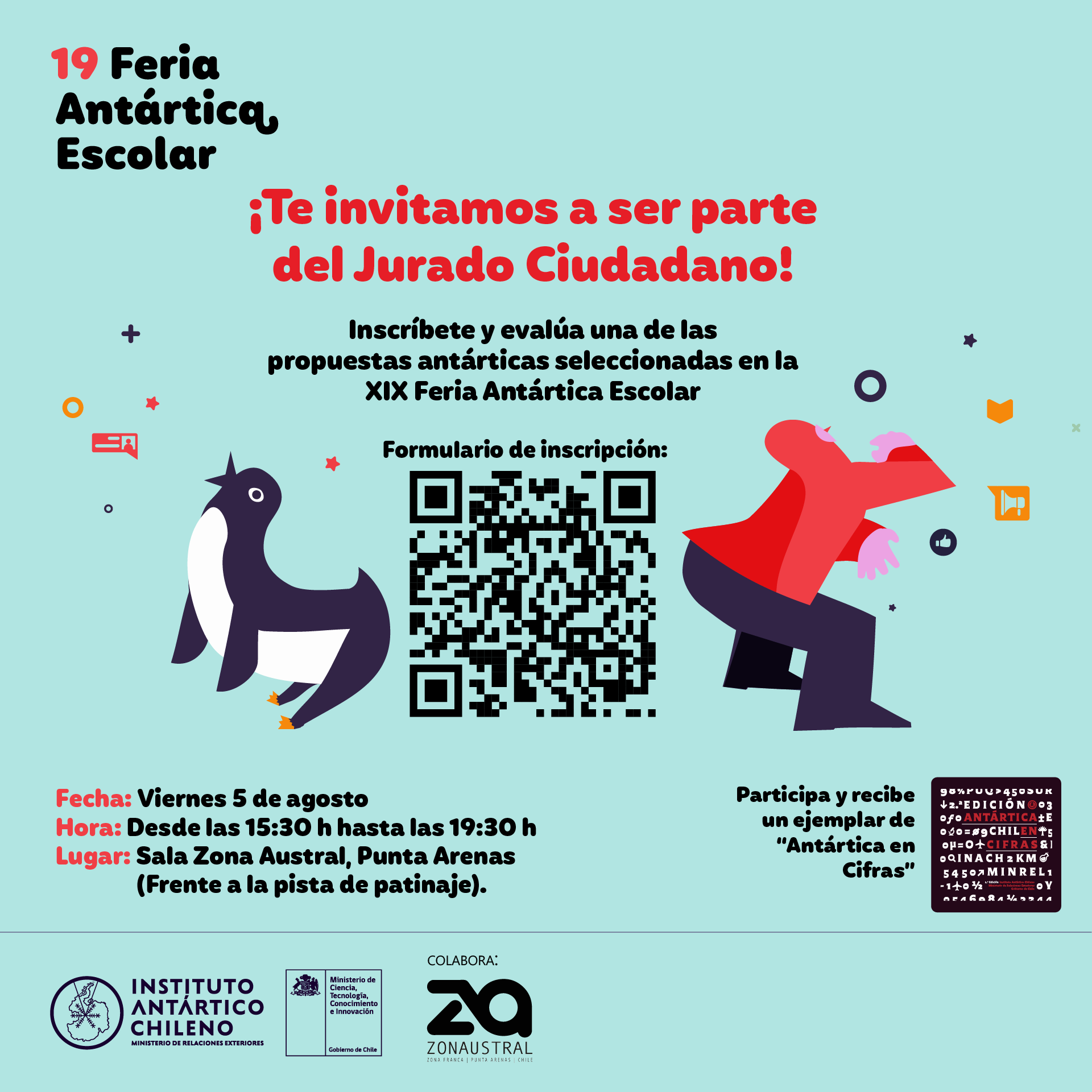 INACH invita a ser jurado ciudadano de la XIX Feria Antártica Escolar