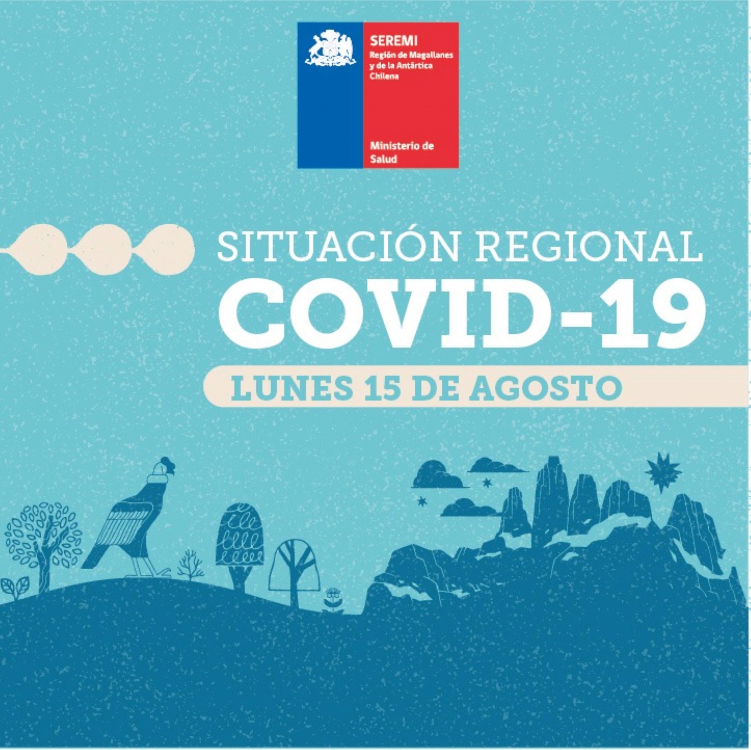 95 casos nuevos de covid19 se registran en Magallanes | Lunes 15 de agosto