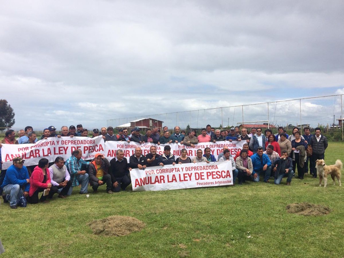 Los pescadores artesanales apoyan la anulación de la ley de Pesca