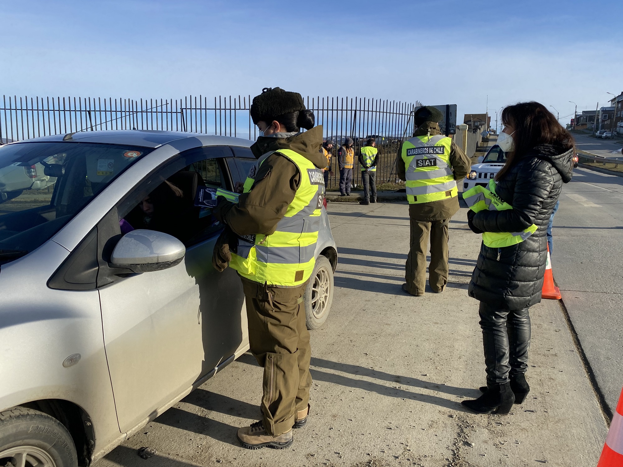 SEREMI de Transporte, Senda y Carabineros llaman al autocuidado este fin de semana largo en Magallanes
