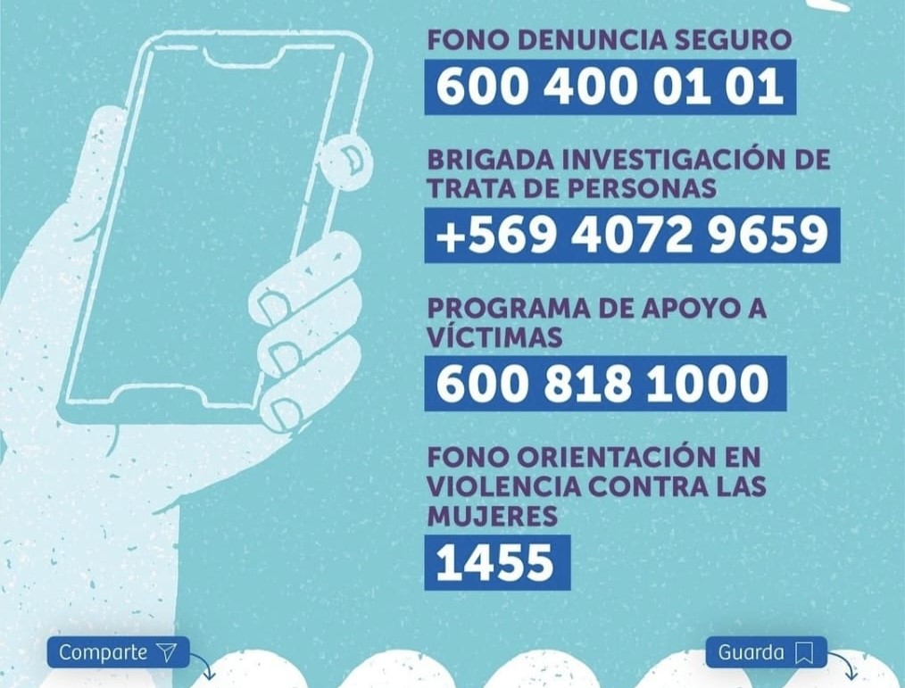 En el Día Mundial Contra la Trata de Personas, Seremi de la Mujer hizo un llamado a estar alerta y denunciar.