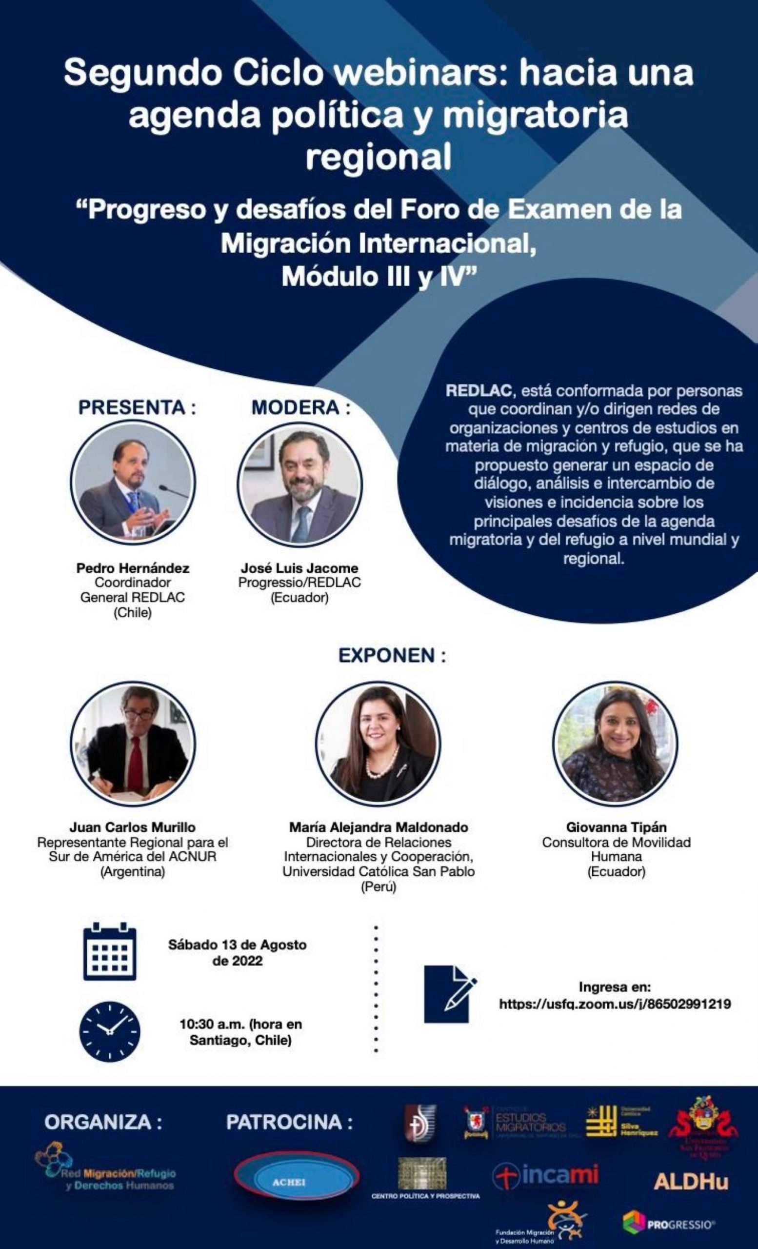 REDLAC desarrolla encuentro virtual sobre Migraciones en América Latina este fin de semana
