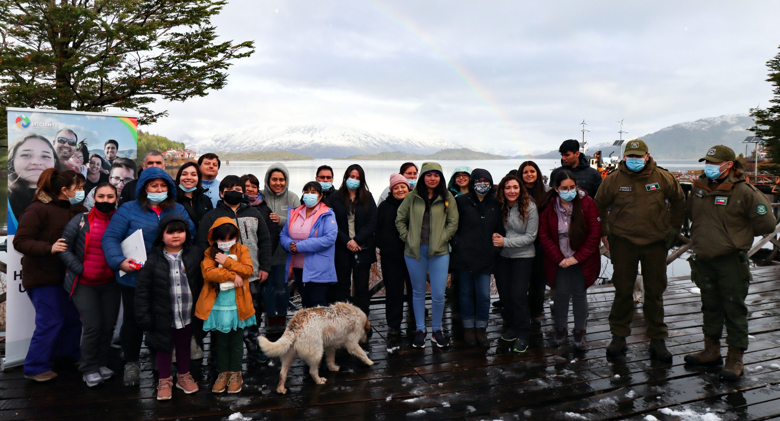 Vivo Eficiente en Puerto Edén: más de la mitad de los beneficiarios de la localidad costera que se acogieron al programa pertenece a un pueblo originario