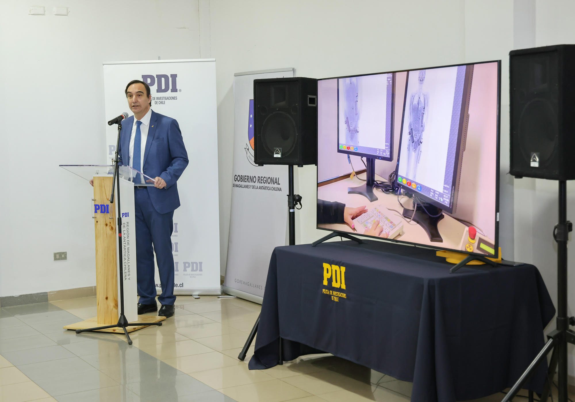 PDI Magallanes incorpora un equipo Body Scan en el Aeropuerto de Punta Arenas para la detección de sustancias ilícitas