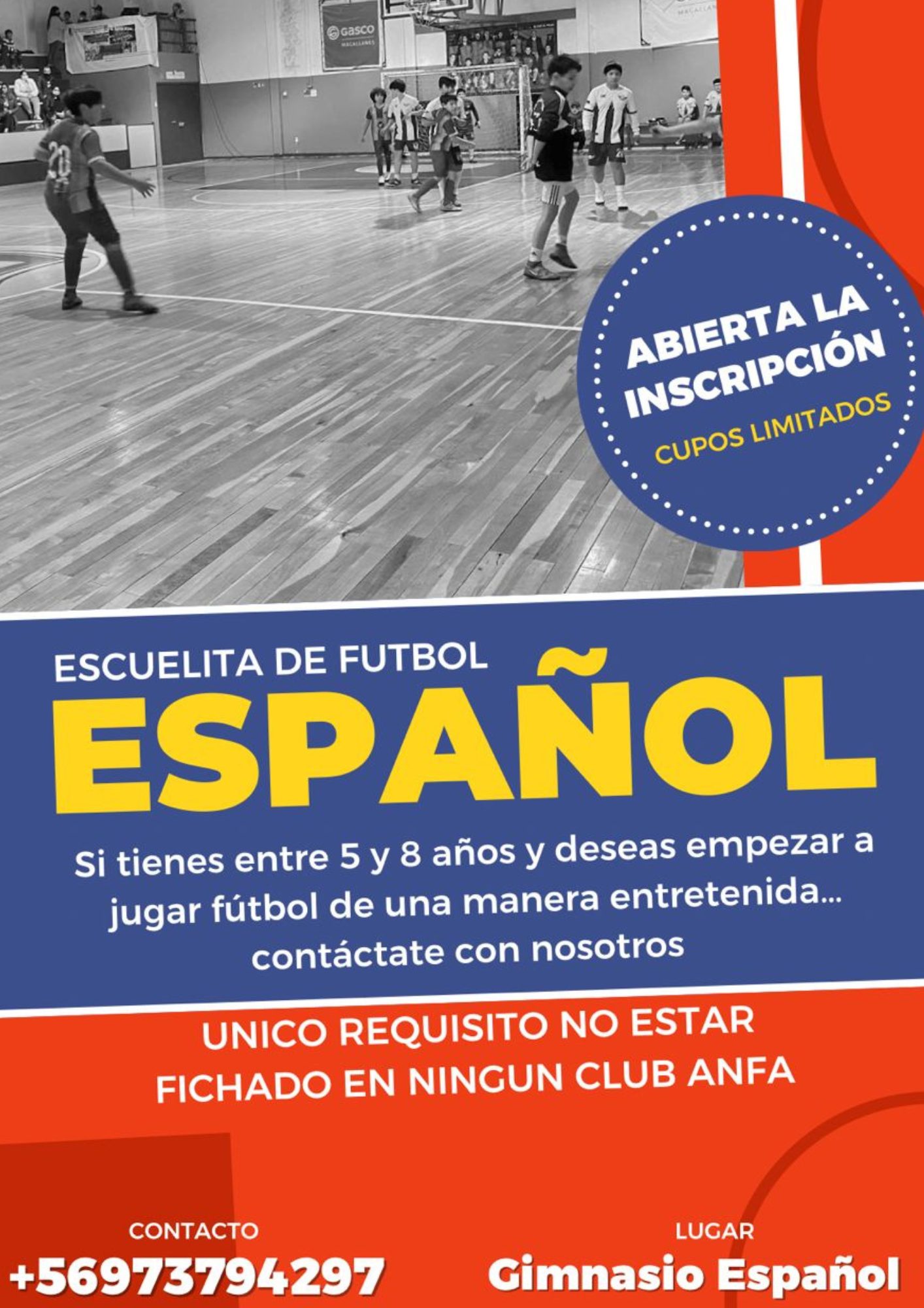 En octubre inicia la nueva escuela de fútbol del Club Deportivo Español