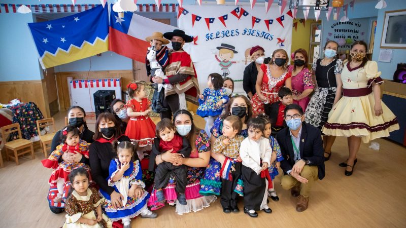 Jardines Infantiles de INTEGRA celebran en familia Fiestas Patrias en Magallanes, con folklore, gastronomía y juegos típicos