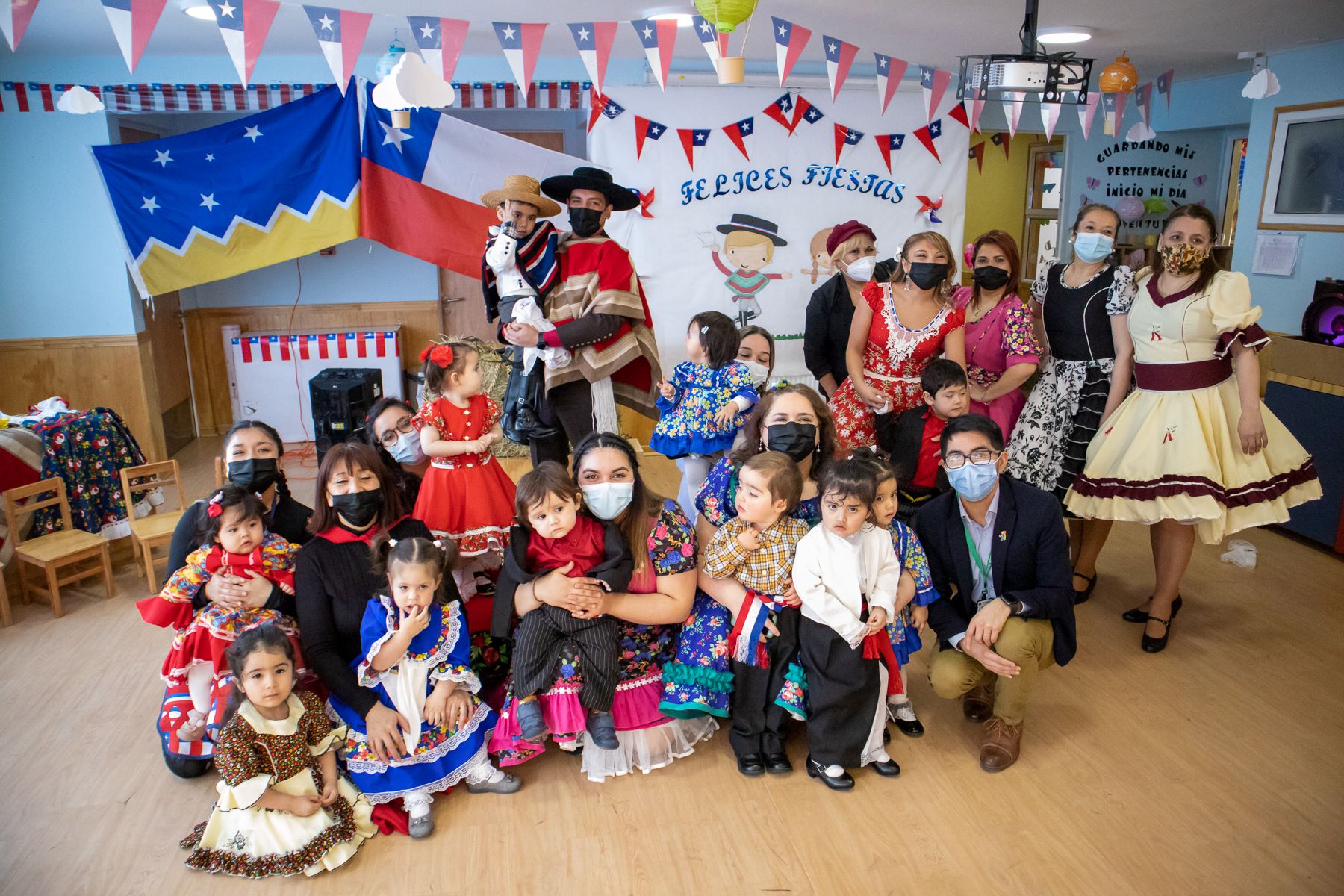Jardines Infantiles de INTEGRA celebran en familia Fiestas Patrias en Magallanes, con folklore, gastronomía y juegos típicos