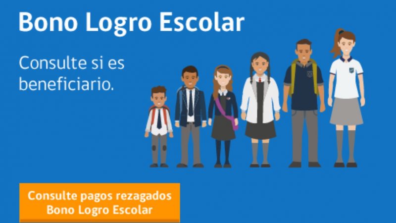 Comenzó a pagarse el Bono Logro Escolar