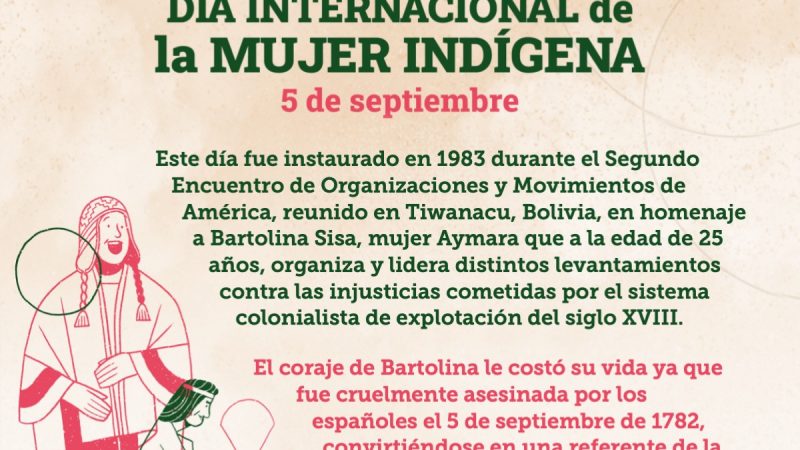 Se conmemora hoy el Día Internacional de las Mujeres Indígenas