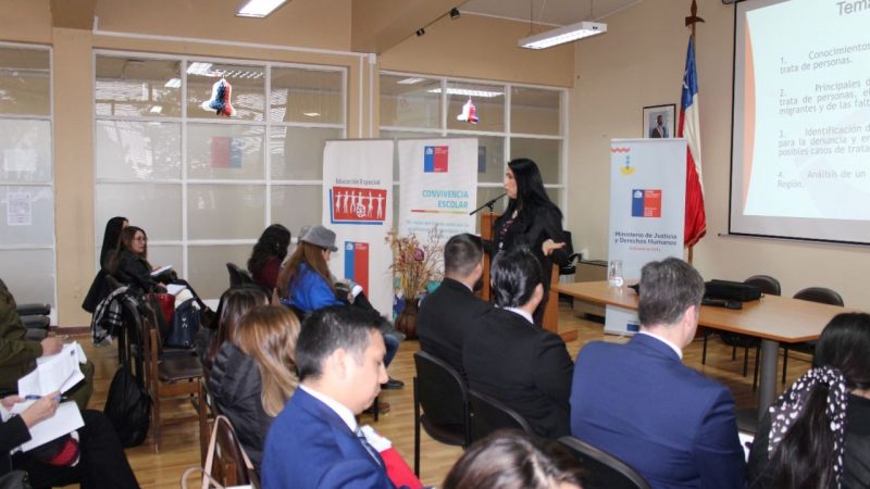 Jornada de capacitación a personal de servicios que integran Mesa Regional Intersectorial de Trata de Personas (MITP)