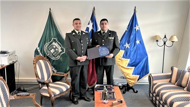Funcionario de Gendarmería recibió reconocimiento por detención ciudadana