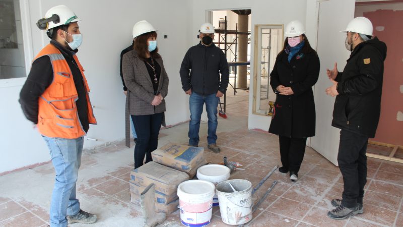 DPP Romina Álvarez valora obras de conservación de jardín infantil Los Cisnes de Natales