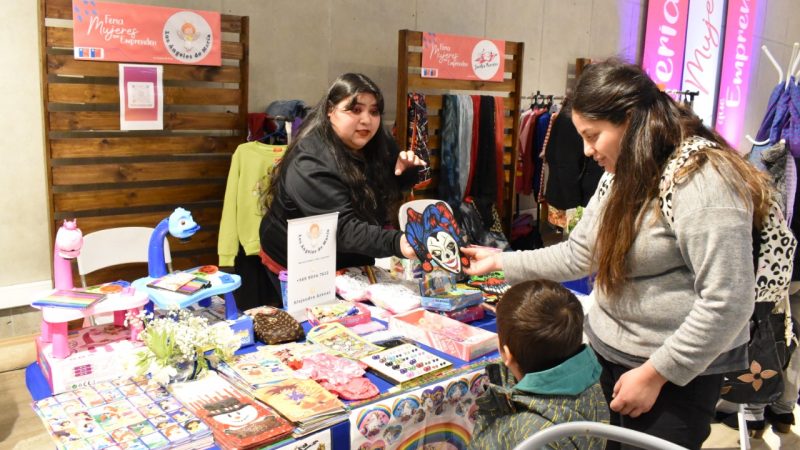 Mujeres Jefas de Hogar de Punta Arenas muestran sus productos en Feria “Mujeres que emprenden”