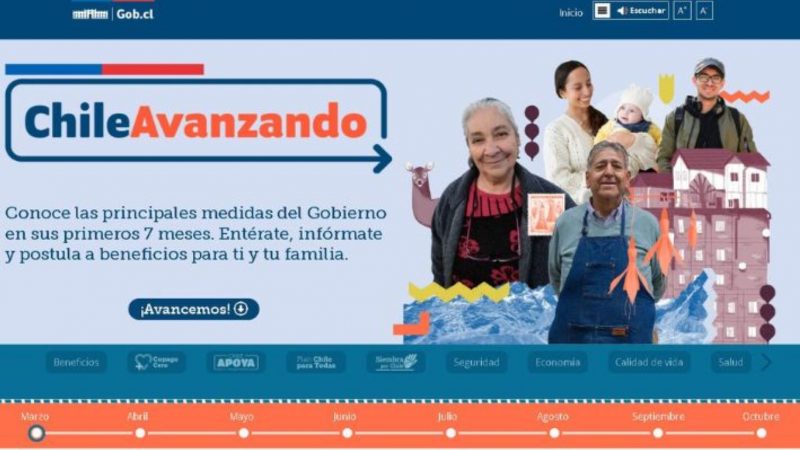 Gobierno del Presidente Boric lanza plataforma ChileAvanzando.cl con 127 medidas y beneficios que se han realizado en sus primeros siete meses