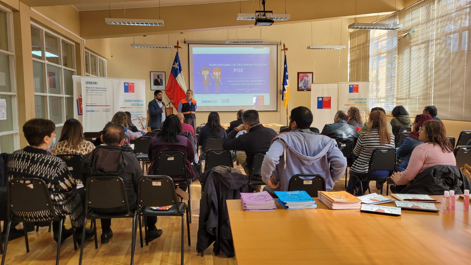 Comenzó Capacitación para los Planes Integrales de Seguridad Escolar de la Región de Magallanes y de la Antártica Chilena