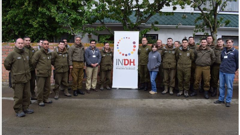 INDH capacita a Carabineros en Magallanes sobre temas de derechos humanos aplicables a la función policial